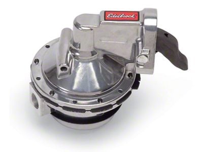 1955-1957 Chevy 1711 Victor Series Racing Fuel Pump for Small Block Chevy 262-400 and W-Series Big Block 348/409, Polished Finish