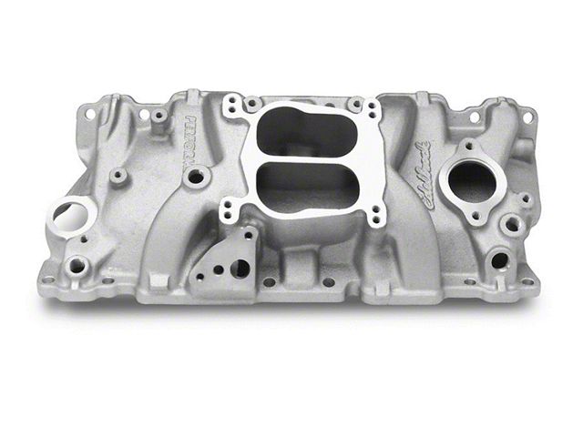 1955-1957 Chevy 37061 Performer Small Block Chevy EGR Intake Manifold for 1987-95 Cast Iron Heads