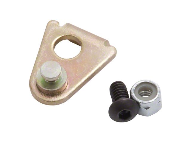 1955-1957 Chevy 8026 Throttle Valve Cable Adapter Bracket, Auto Trans TV Cable Geometry Corrector, For & Carter Carburetors Only