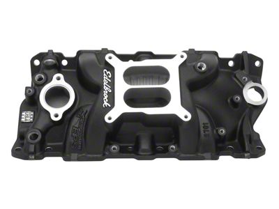 1955-1957 Chevy 27013 Performer EPS Black Intake Manifold for Small Block Chevy