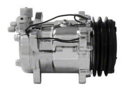1955-1957 Chevy Air Conditioning Compressor Chrome Sanden 508 134AV-Belt System