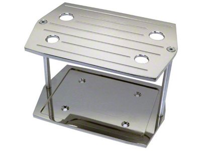 1955-1957 Chevy Chrome Ball Milled Optima Battery Tray