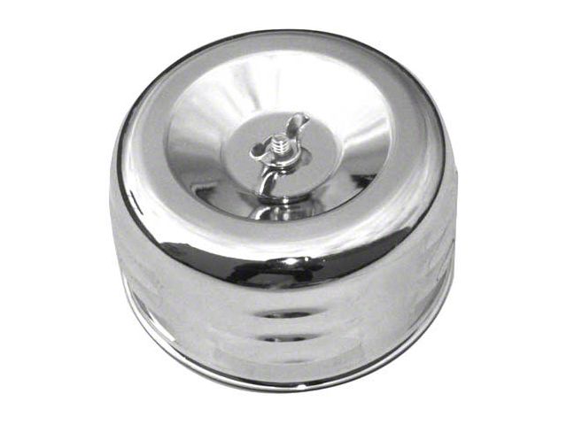 Air Cleaner,4 Chrome,Louvered Style,47-72