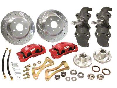 1955-1957 Chevy CPP Front Big Brake Wheel Kit