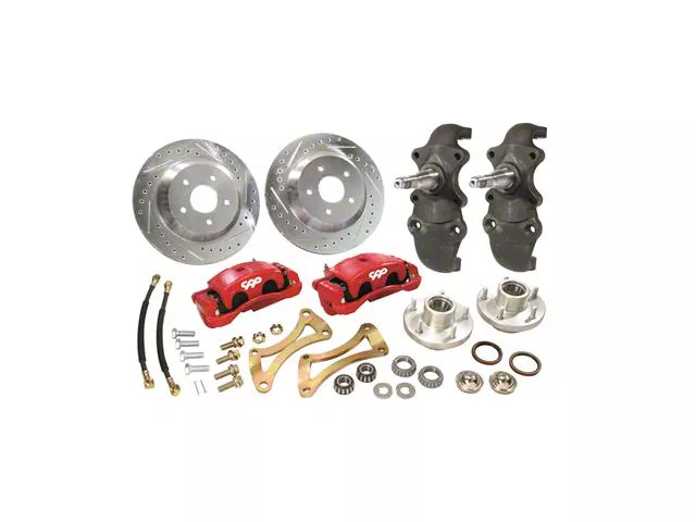 1955-1957 Chevy CPP Front Big Brake Wheel Kit