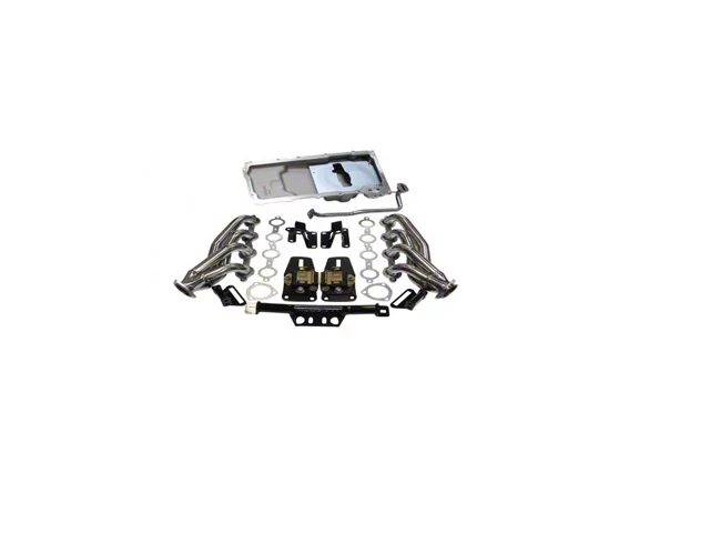 1955-1957 Chevy CPP LS Engine Installation Kit, With Ceramic Coated Headers