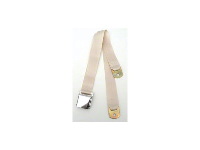 1955-1957 Chevy Seat Belt Front Ivory