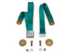 1955-1957 Chevy Seat Belt, Front, Medium Turquoise, 1955-1957