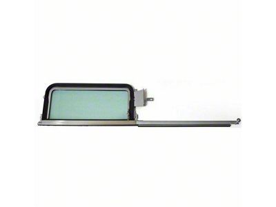 1955-1957 Chevy Sedan or Wagon Vent Window Assembly Original Green, Left