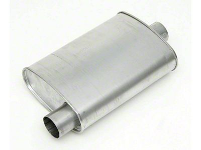 1955-1957 Chevy Turbo Muffler, Aluminized 2 1/2 Diameter