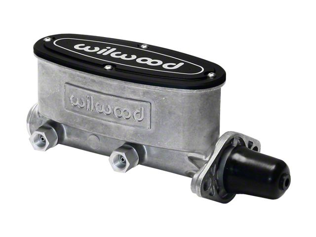 1955-1957 Chevy Wilwood Aluminum Tandem Master Cylinder, 1.0 Bore