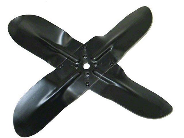 1955-1957 Corvette Engine Cooling Fan 4 Blade, Flat (Convertible)