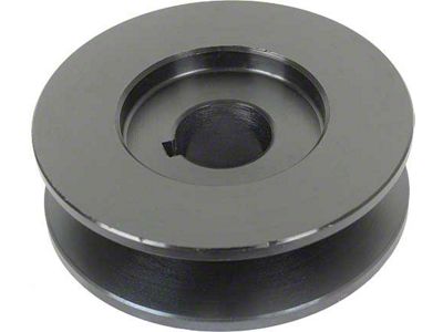 Powermaster 1955-1957 Ford Thunderbird 1/2 PowerGen Pulley, Powder Coated Black