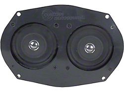 Custom Autosound In-Dash Dual Speaker; 6x9-Inch (55-57 Thunderbird)