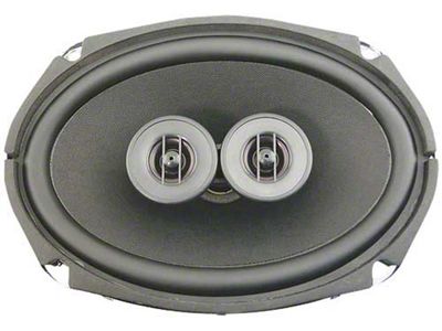 Custom Autosound 1955-1957 Ford Thunderbird 6 x 9 Dash Mounted Dual Voice Coil Speaker Assembly,140 Watts (For Ford only)