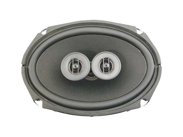 Custom Autosound 1955-1957 Ford Thunderbird 6 x 9 Dash Mounted Dual Voice Coil Speaker Assembly,140 Watts (For Ford only)