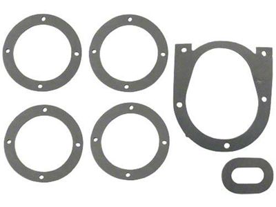 1955-1957 Ford Thunderbird Air Duct Gasket Set, 6 Pieces