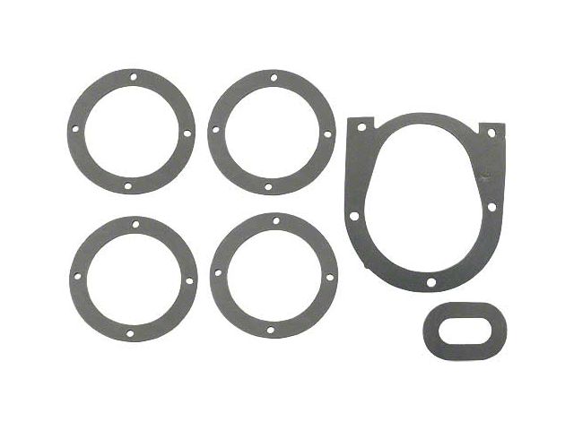1955-1957 Ford Thunderbird Air Duct Gasket Set, 6 Pieces