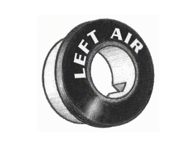 1955-1957 Ford Thunderbird Dash Bezel, Inner, LEFT AIR