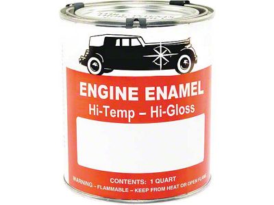 1955-1957 Ford Thunderbird Engine Paint, Red, 1 Quart Can