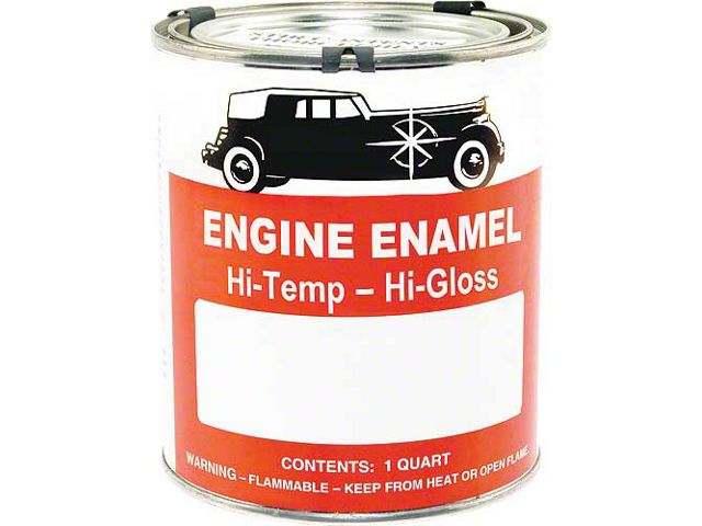 1955-1957 Ford Thunderbird Engine Paint, Red, 1 Quart Can