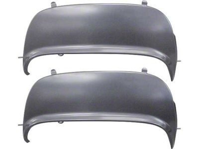 1955-1957 Ford Thunderbird Fender Skirts, Without Mouldings