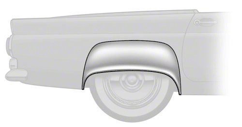 OPR Ecklers 1955-1957 Ford Thunderbird Fender Skirts