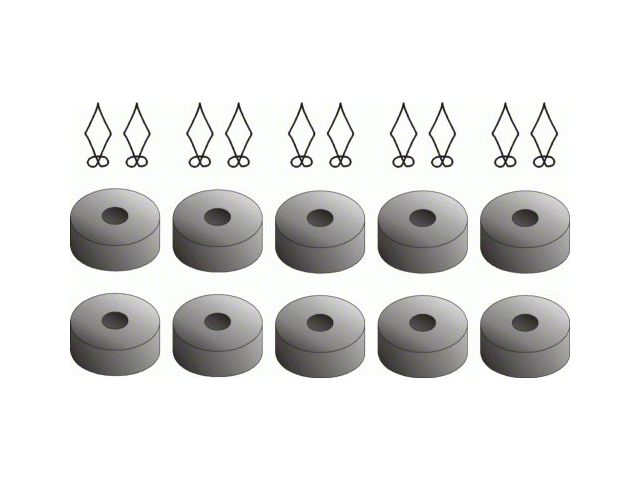 55-7 Bird Firewall Grommet Set