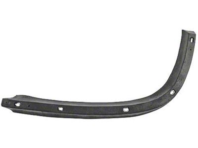 1955-1957 Ford Thunderbird Hard Top Weatherstrip, Left, Curved On Deck