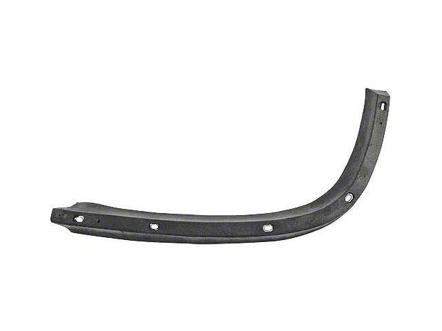 1955-1957 Ford Thunderbird Hard Top Weatherstrip, Left, Curved On Deck