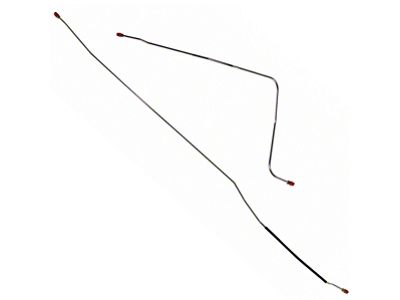 1955-1957 Ford Thunderbird OEM Steel Front to Rear Brake Line Kit Front Section , 2 Pieces