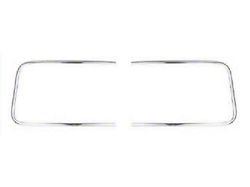 1955-1957 Ford Thunderbird Rear Window Moulding Set, Complete, Stainless Steel
