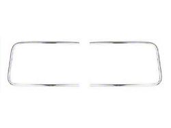 1955-1957 Ford Thunderbird Rear Window Moulding Set, Complete, Stainless Steel