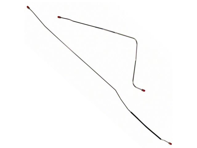 1955-1957 Ford Thunderbird Stainless Steel Front to Rear Brake Line Kit Front Section , 2 Pieces