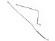 1955-1957 Ford Thunderbird Stainless Steel Front to Rear Brake Line Kit Front Section , 2 Pieces