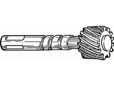 Tach Driven Gear/ 55-57 Bird