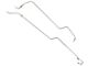 1955-1957 Ford Thunderbird Transmission Cooler Lines, Stainless