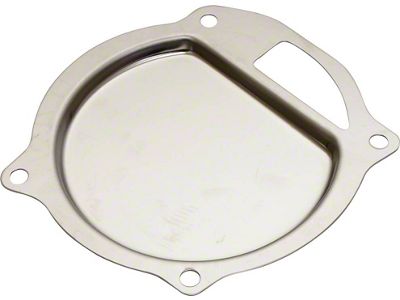 1955-1957 Ford Thunderbird Water Pump Baffle, Stainless Steel