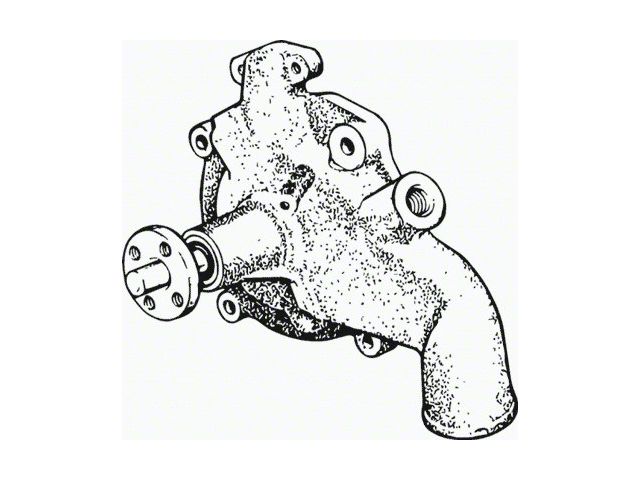 1955-1957 Ford Thunderbird Water Pump, New, Includes Pump To Spacer Gasket