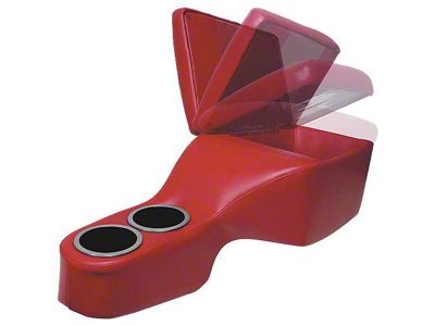 1955-1957 Ford Thunderbird Wing Rider Console, Red