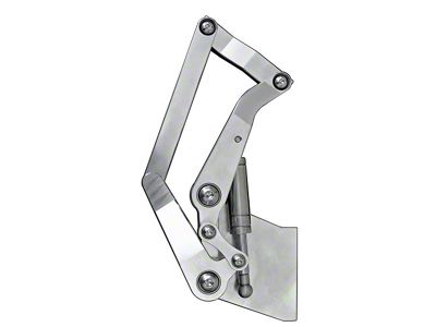 1955-1957 GM Truck Billet Hood Hinges, Plain, Machined Finish