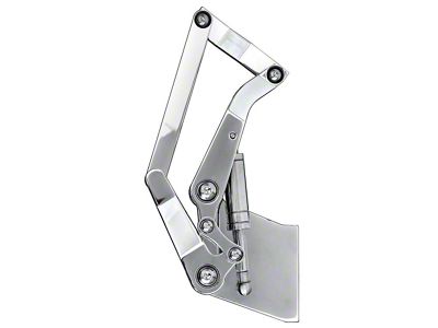 1955-1957 GM Truck Billet Hood Hinges, Plain Polished