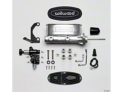 Wilwood Master Cylinder Kit, Tandem, Ball Burnished Aluminum, with Bracket & Valve, 15/16 Bore (55-57 Chevy Bel Air; 55-57 Chevy 150; 55-57 Chevy 210; 55-57 Chevy Nomad)