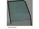 1955-1959 Chevy-GMC Truck Door Glass Assembly With Black Frame-Green Tinted Glass, Right