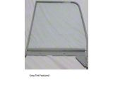 1955-1959 Chevy-GMC Truck Door Glass Assembly With Chrome Frame-Grey Tinted Glass, Right