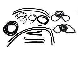 1955-1959 Chevy-GMC Truck Complete Weatherstrip Seal Kit - Models With Weatherstrip Trim Groove, Small Rear Glass
