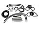 1955-1959 Chevy-GMC Truck Complete Weatherstrip Seal Kit - Models With Weatherstrip Trim Groove, Small Rear Glass