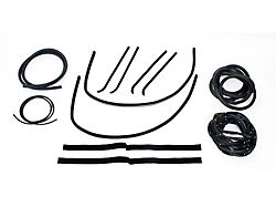 1955-1959 Chevy-GMC Truck Complete Weatherstrip Seal Kit -Small Rear Glass Without Stainless Steel Molding