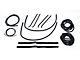 1955-1959 Chevy-GMC Truck Complete Weatherstrip Seal Kit -Small Rear Glass Without Stainless Steel Molding