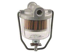 1955-1959 Ford Thunderbird In-Line Fuel Filter with Glass Bowl, 352 V8